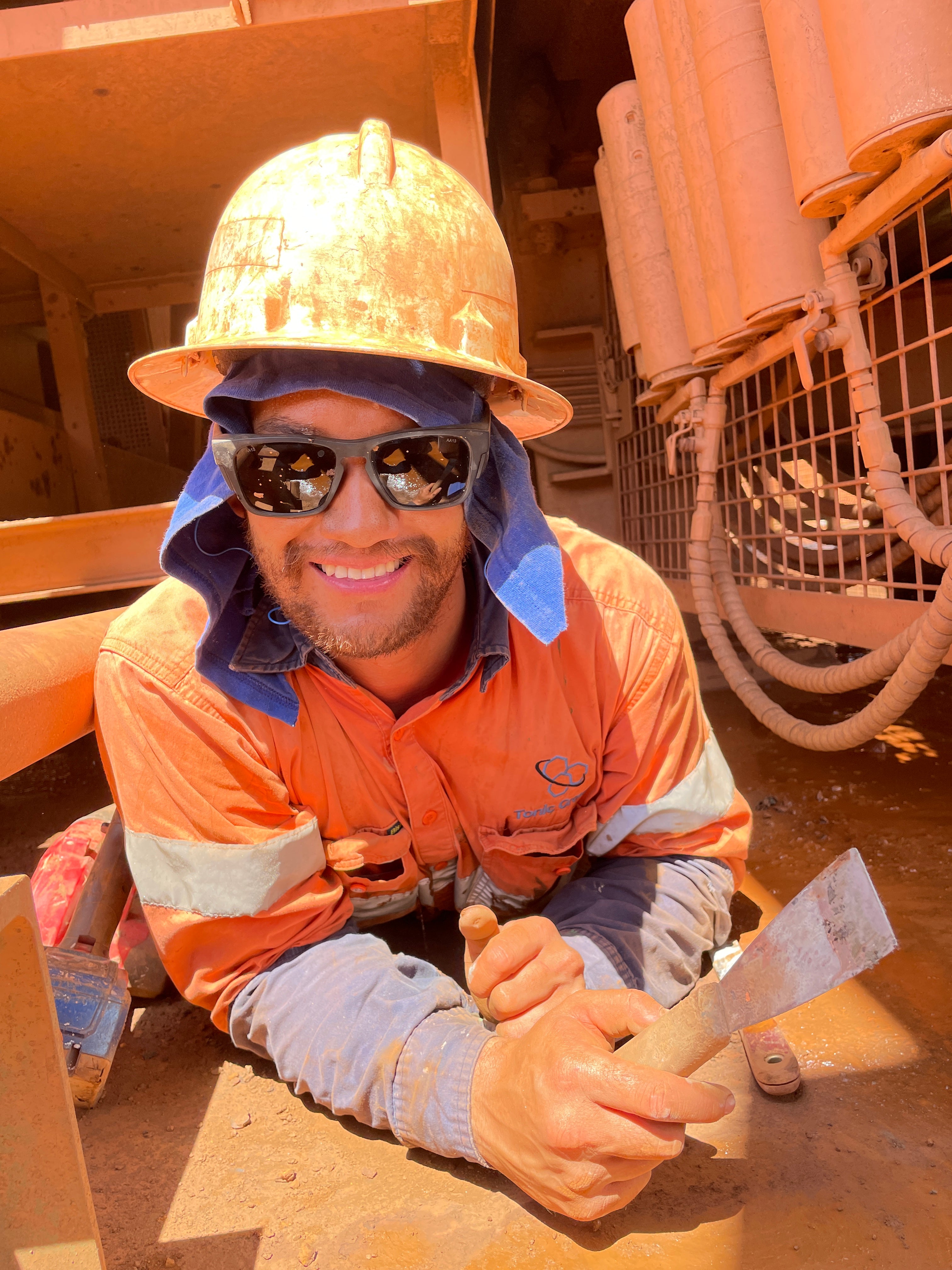 Pilbara Edition Matt Black safety glasses with grey polarised lenses
